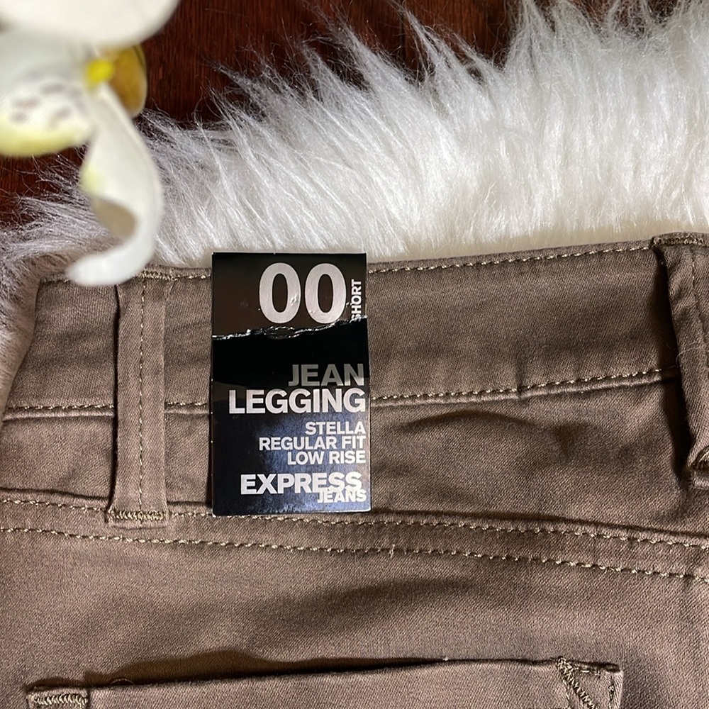 Express Stella Regular Fit Low Rise Jean Legging - Picture 5 of 12